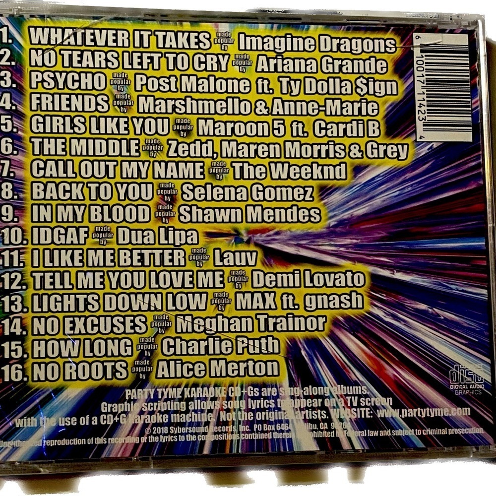 PARTY TYME KARAOKE: SUPER HITS, VOL. 34  NEW CD - Picture 2 of 2